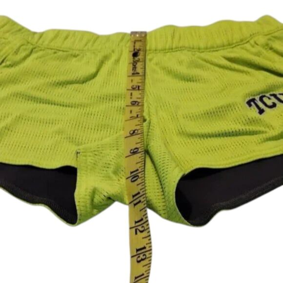 Under Armour Neon Yellow Texas Christian University Athletic Shorts Size Medium! - Picture 15 of 16